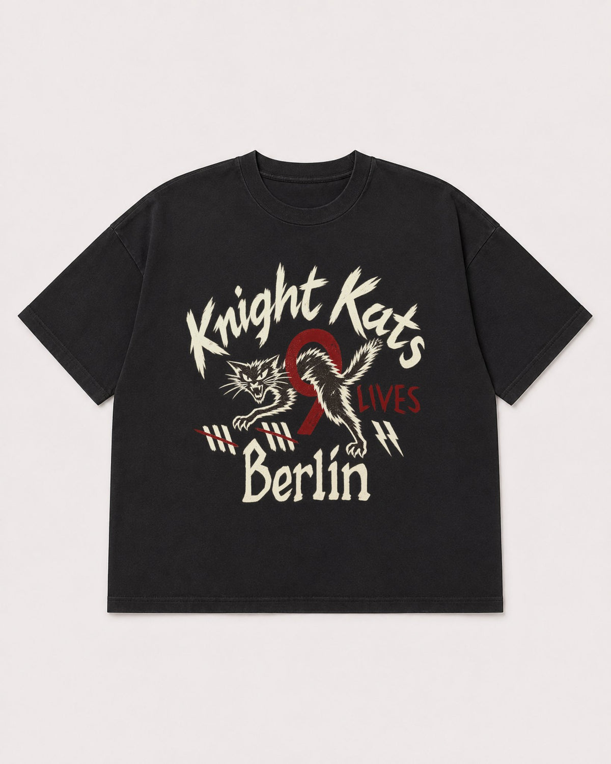 Mockup Boxy Heavyweight Tee Black product