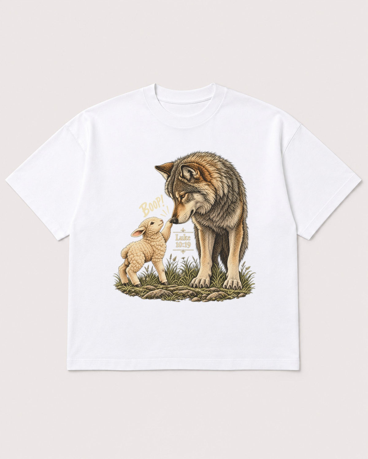 Mockup Boxy Heavyweight Tee White product