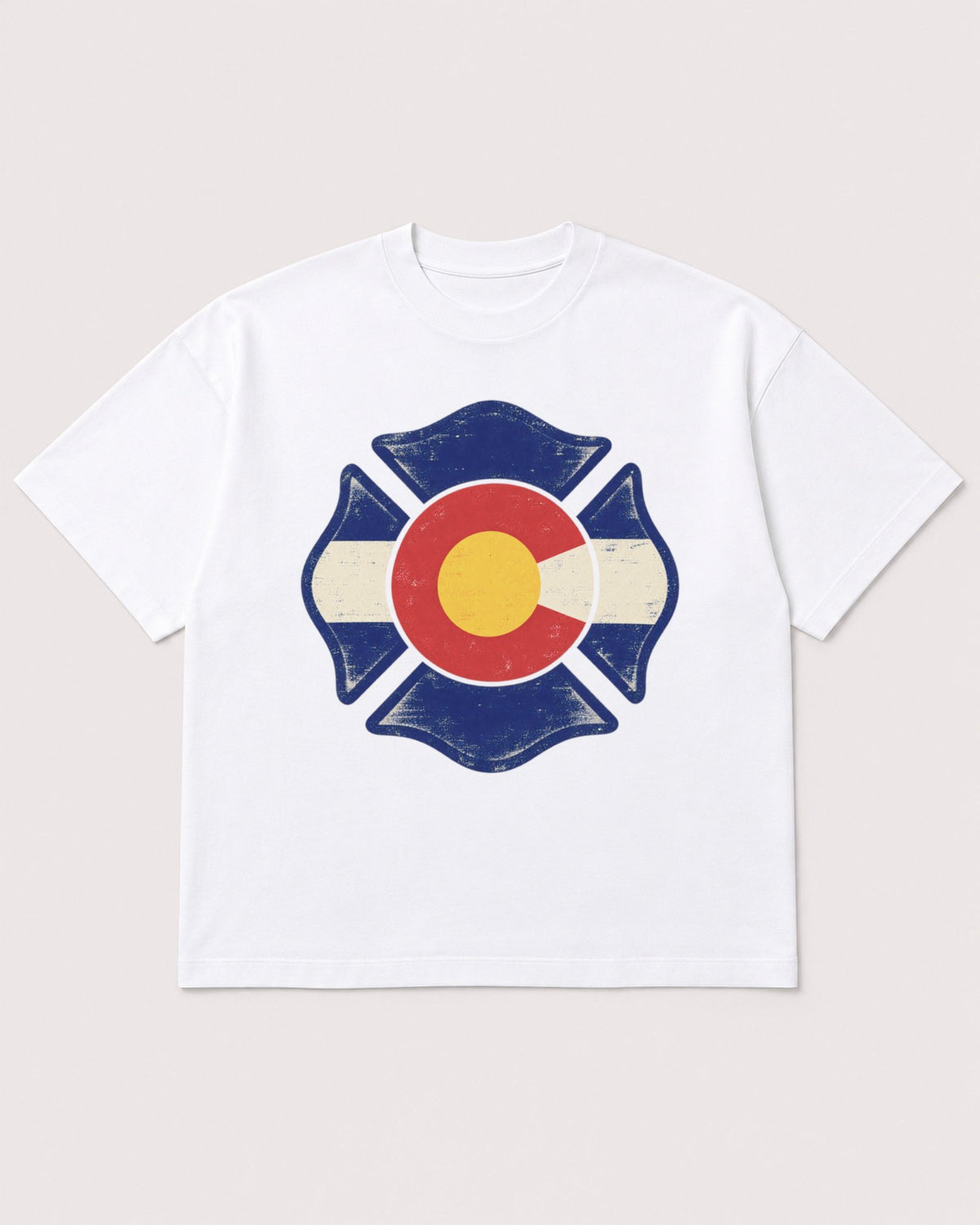 Mockup Boxy Heavyweight Tee White product