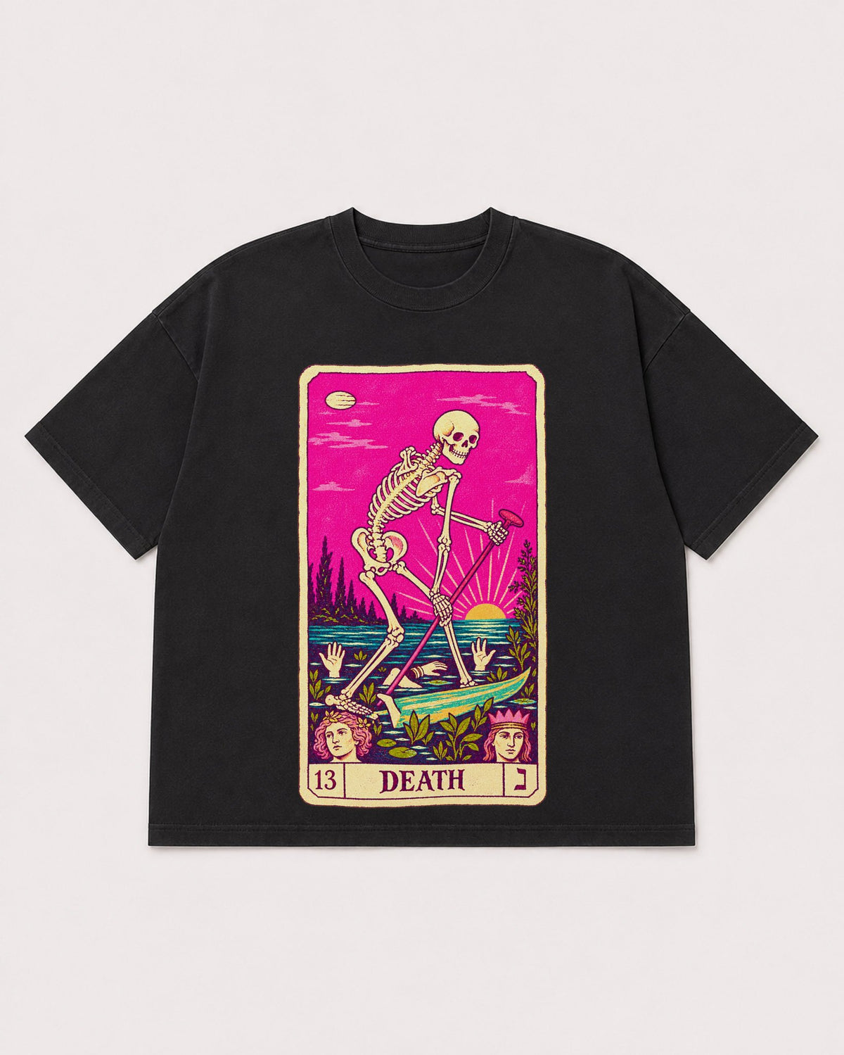 Mockup Boxy Heavyweight Tee Black product