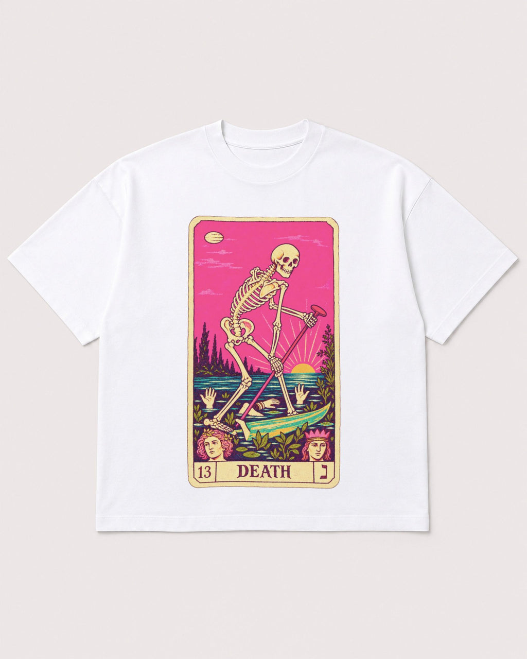 Mockup Boxy Heavyweight Tee White product