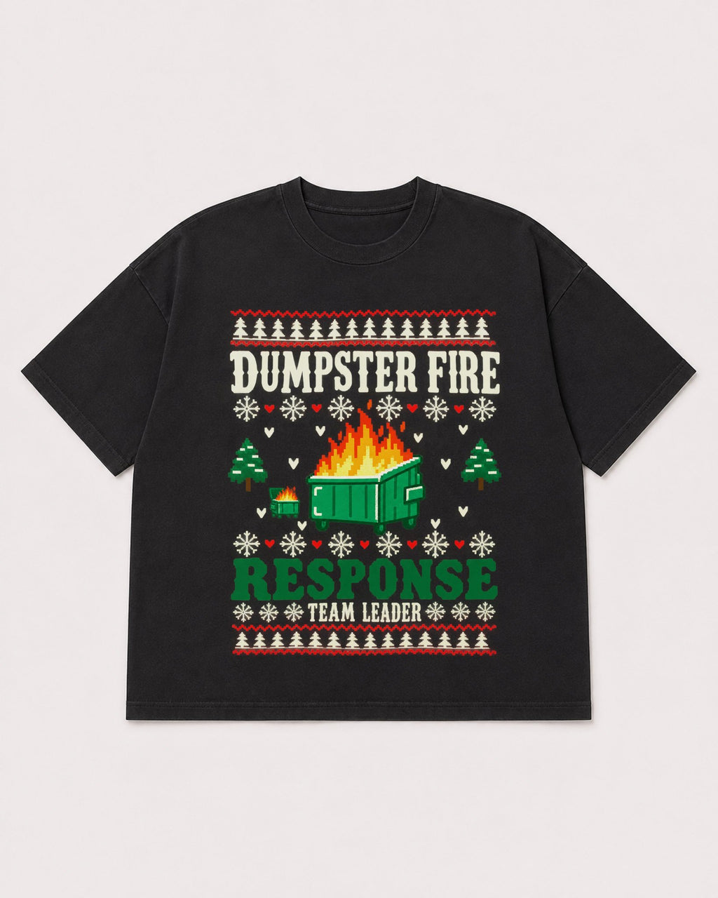 Mockup Boxy Heavyweight Tee Black product
