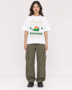 Mockup Boxy Heavyweight Tee White female full-body 02