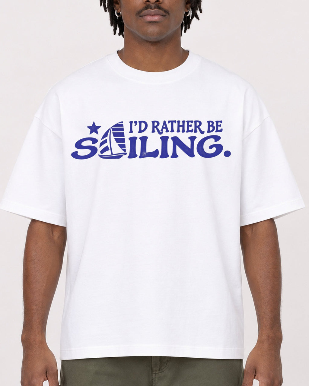 Mockup Boxy Heavyweight Tee White male close-up 04