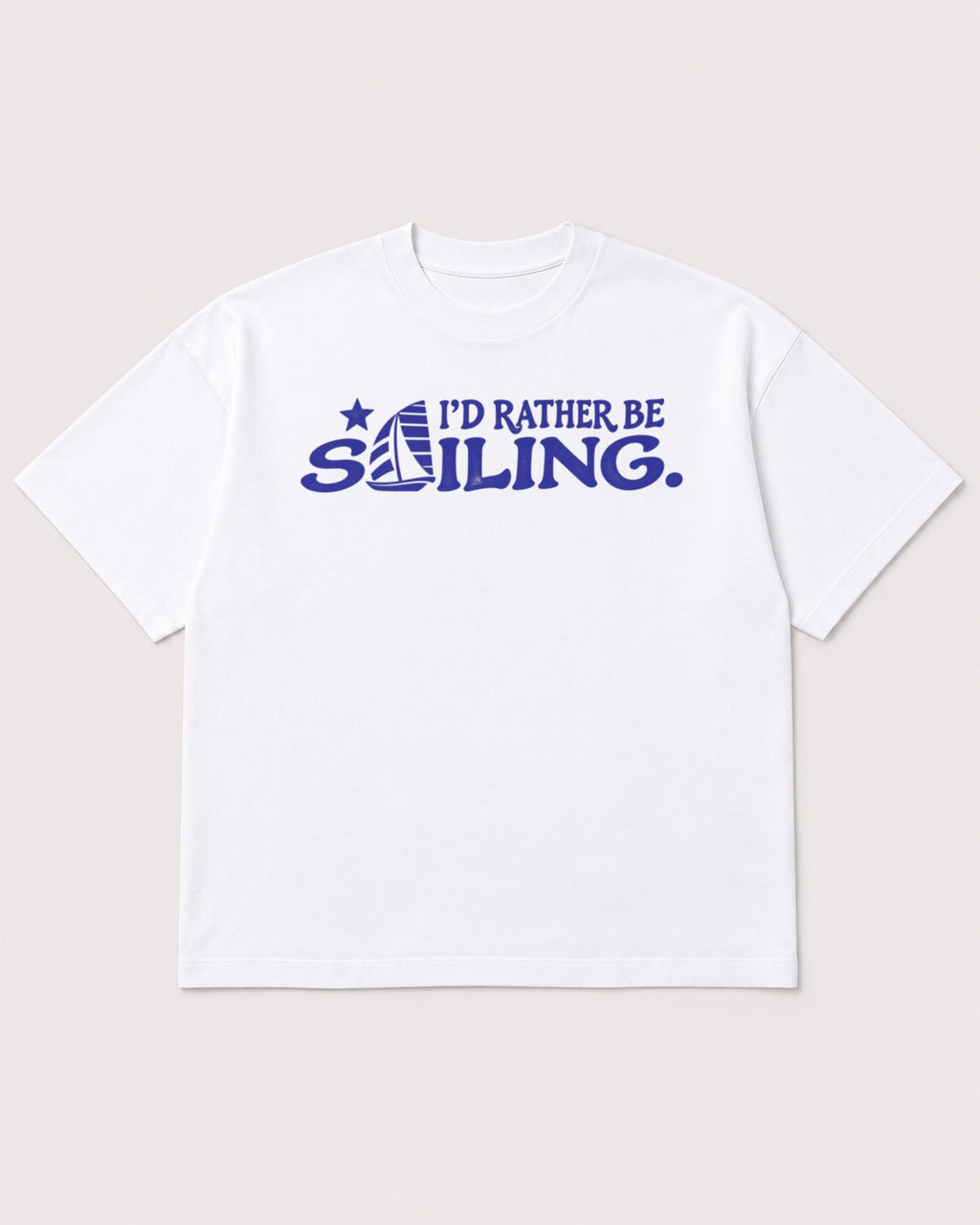 Mockup Boxy Heavyweight Tee White product