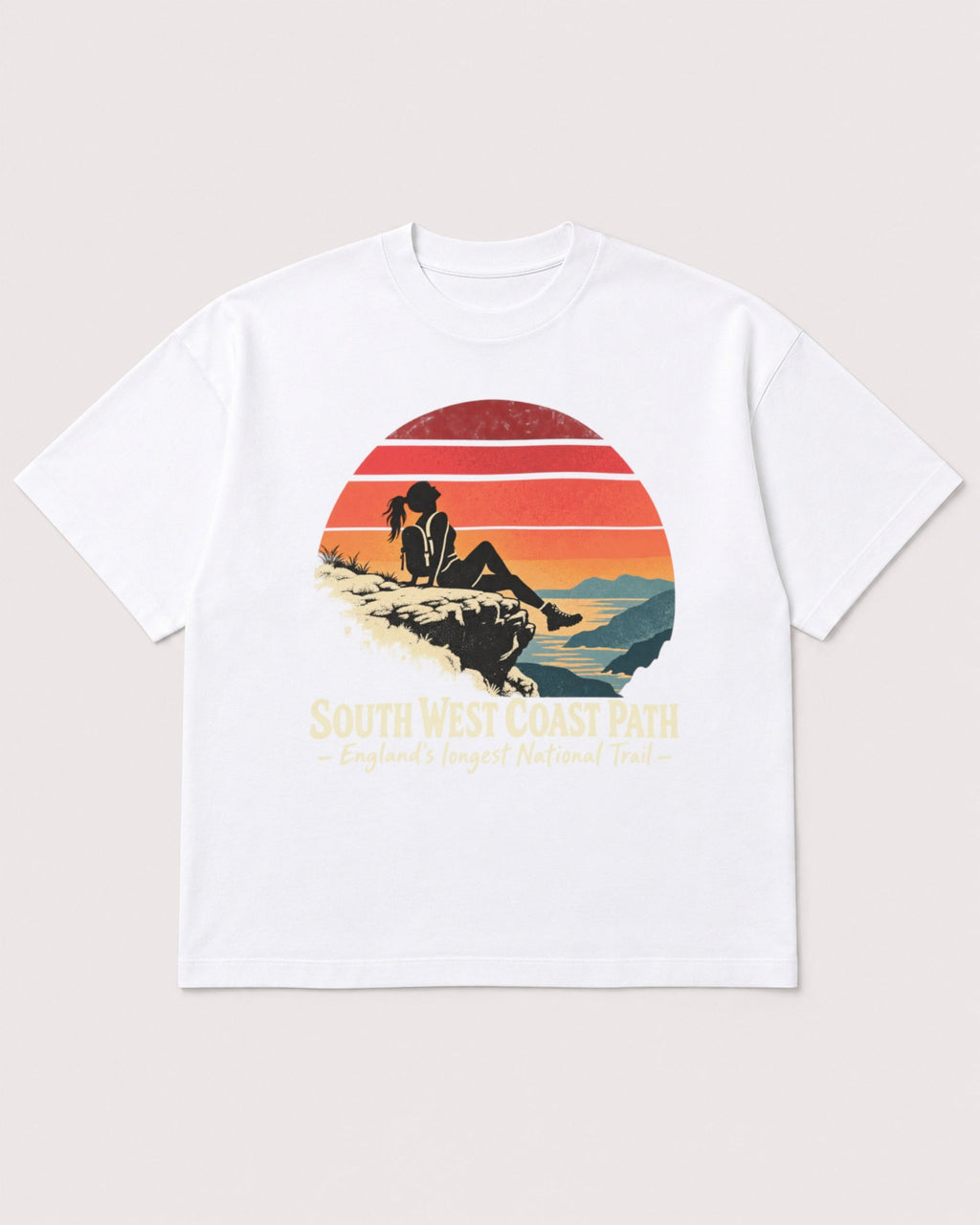 Mockup Boxy Heavyweight Tee White product