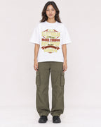 Mockup Boxy Heavyweight Tee White female full-body 02
