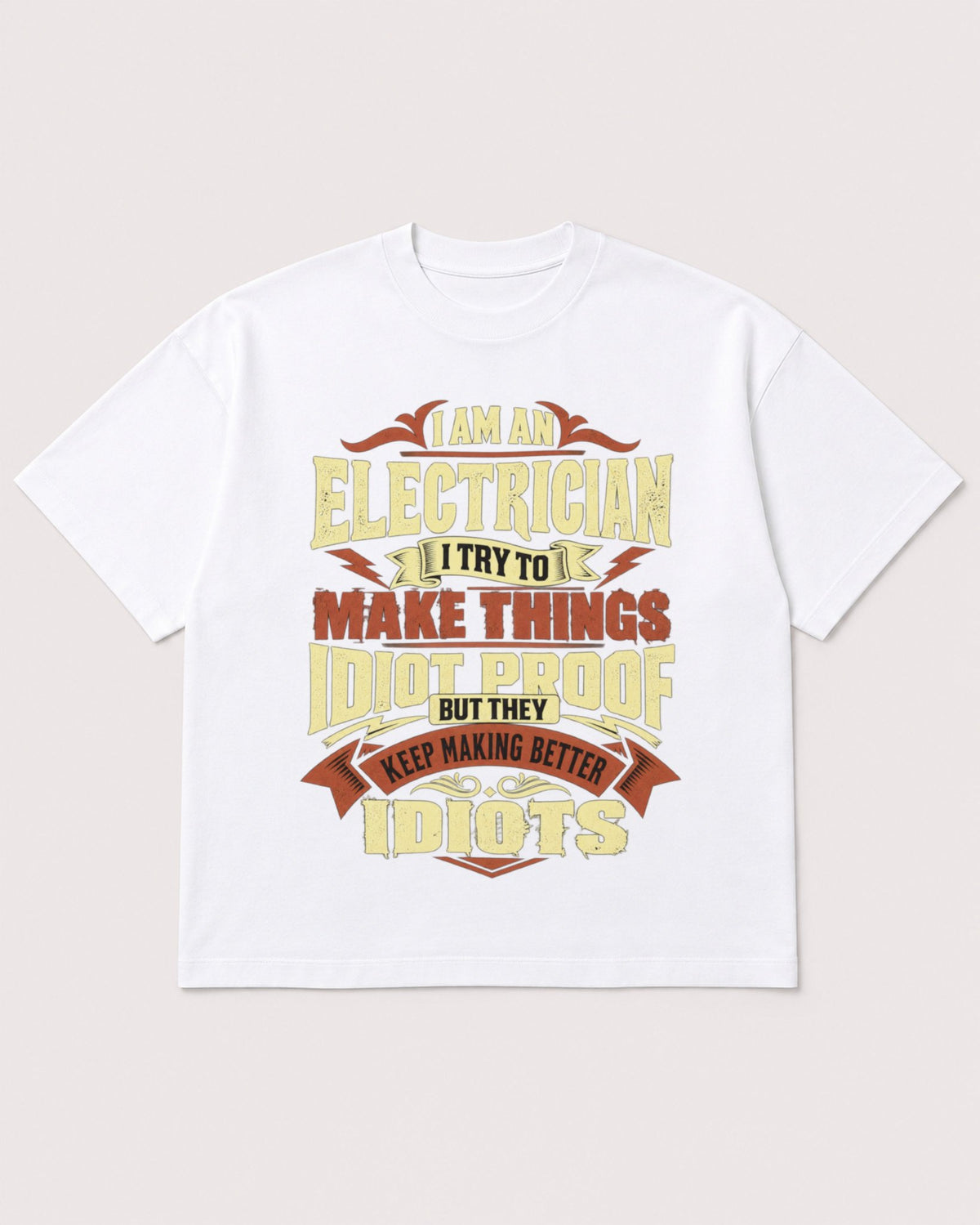 Mockup Boxy Heavyweight Tee White product