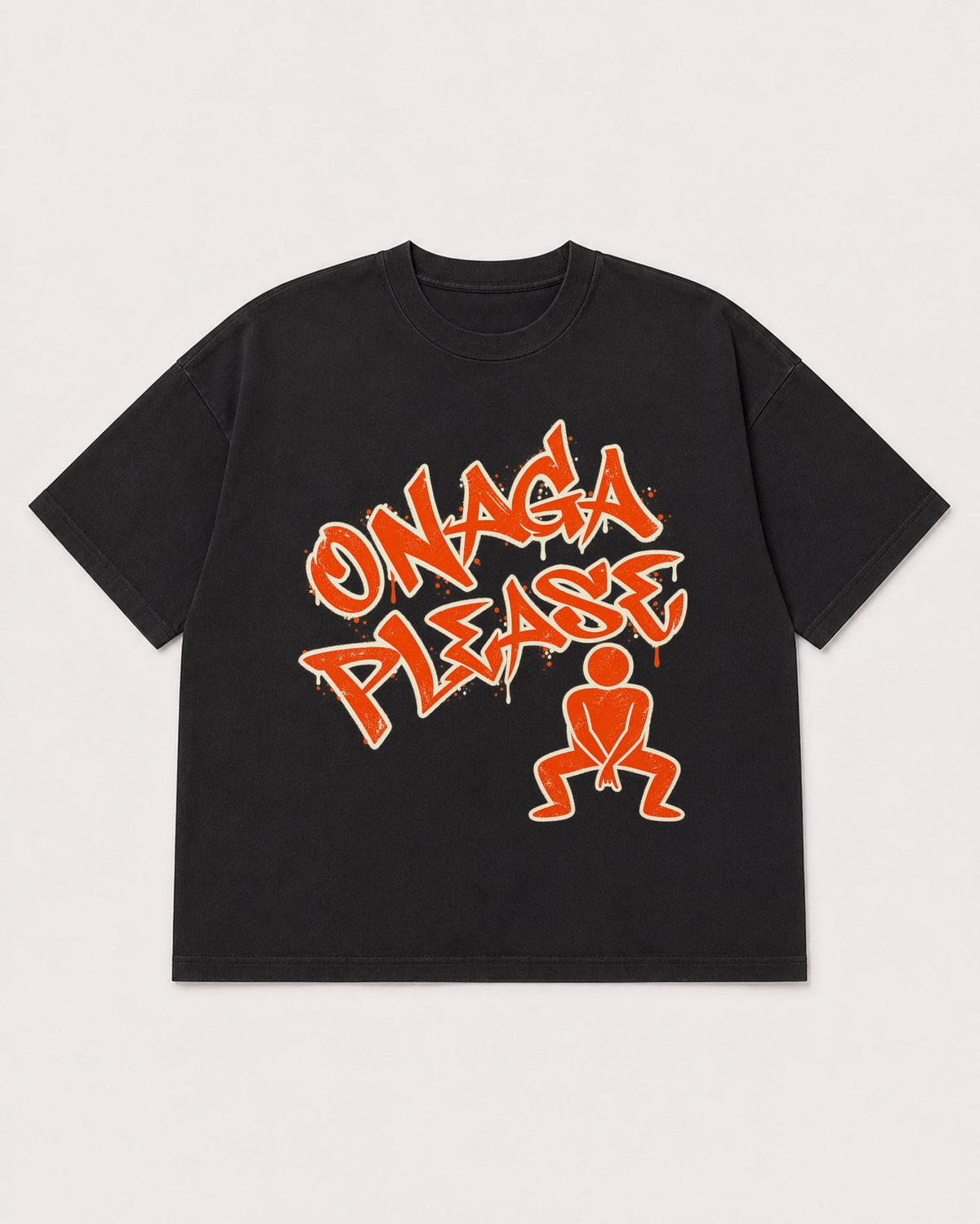 Mockup Boxy Heavyweight Tee Black product