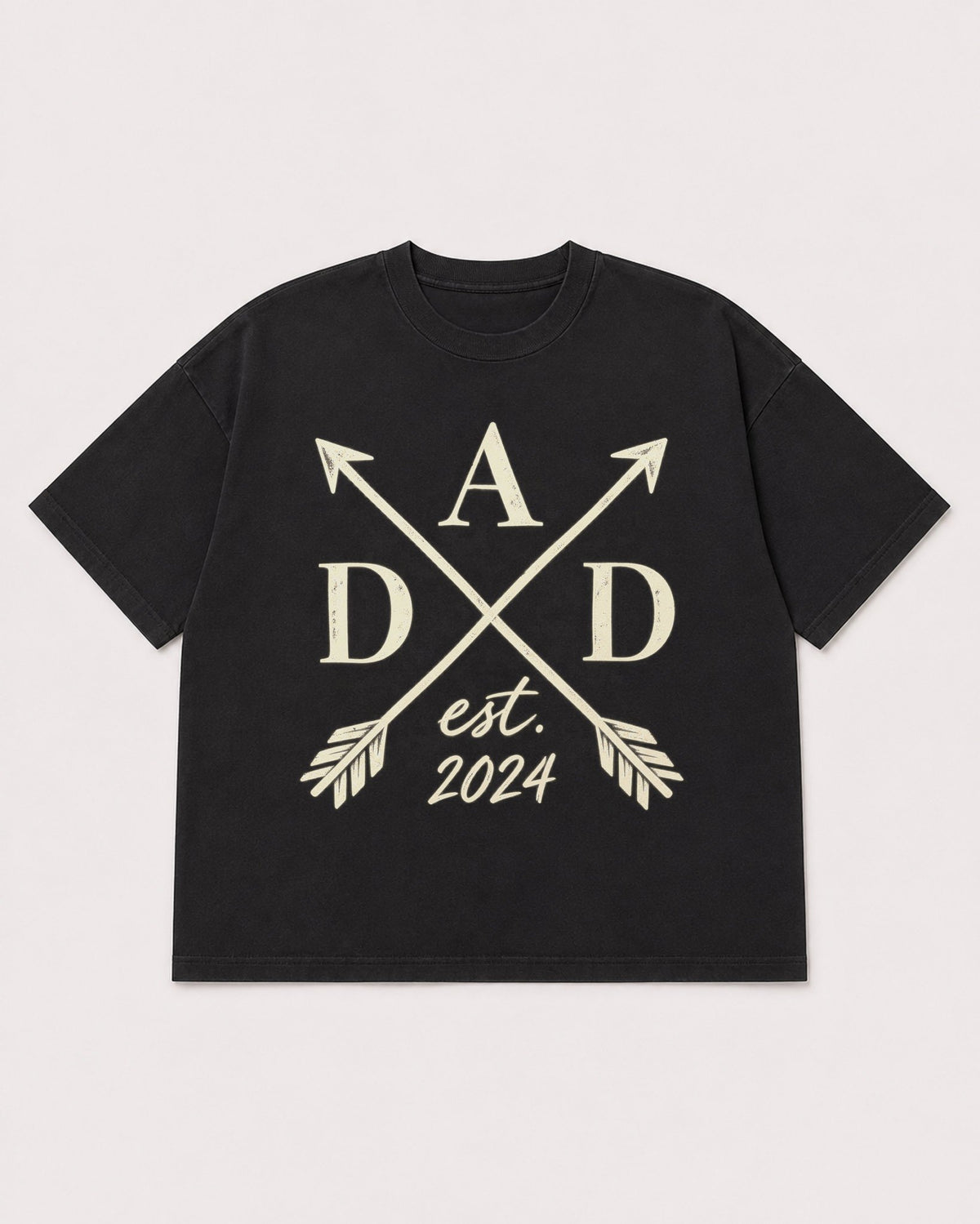 Mockup Boxy Heavyweight Tee Black product