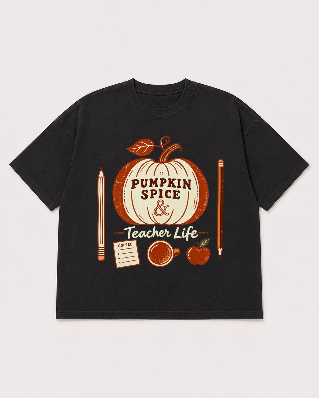 Mockup Boxy Heavyweight Tee Black product