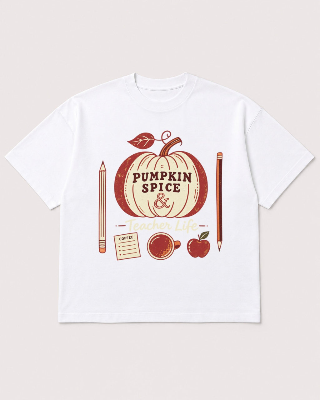 Mockup Boxy Heavyweight Tee White product
