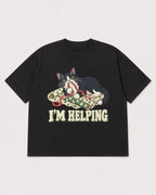 Mockup Boxy Heavyweight Tee Black product