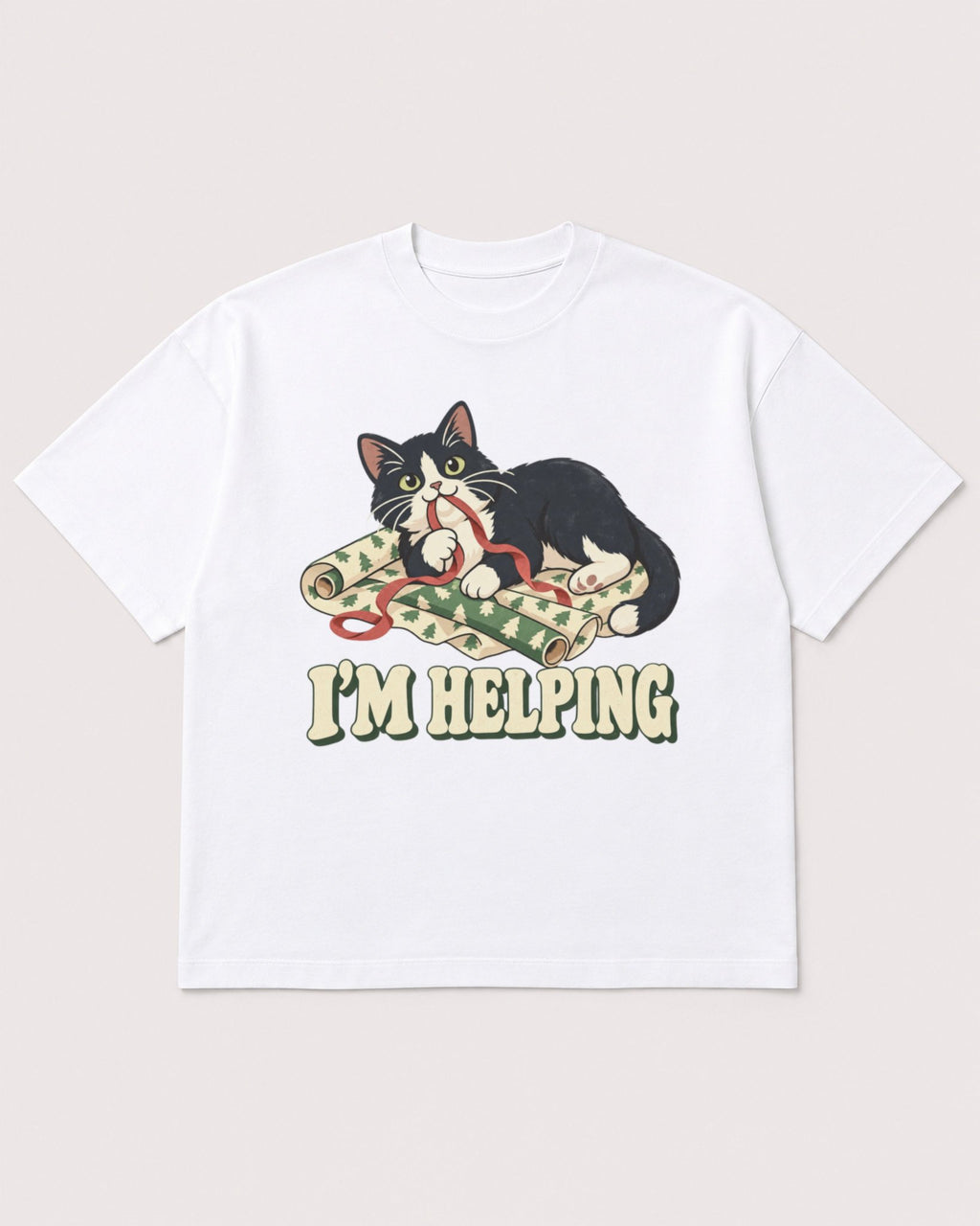 Mockup Boxy Heavyweight Tee White product
