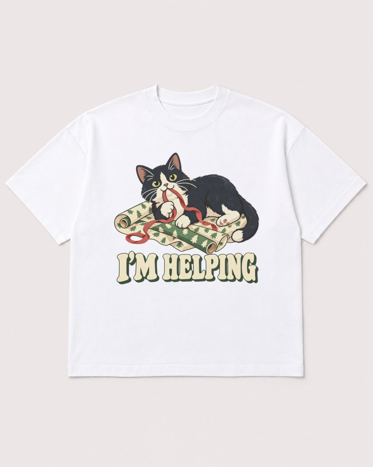 Mockup Boxy Heavyweight Tee White product