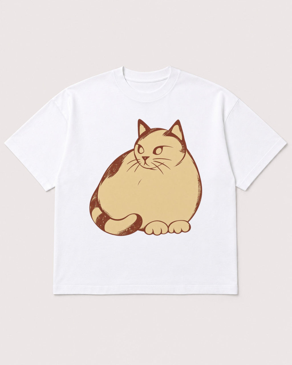 Mockup Boxy Heavyweight Tee White product