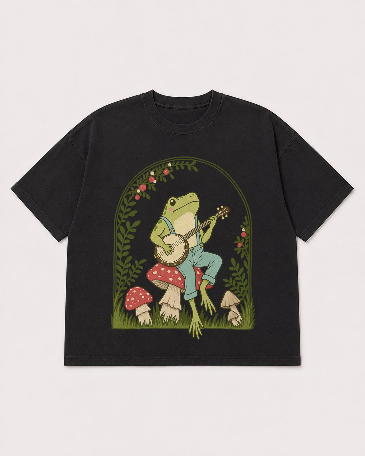 Mockup Boxy Heavyweight Tee Black product