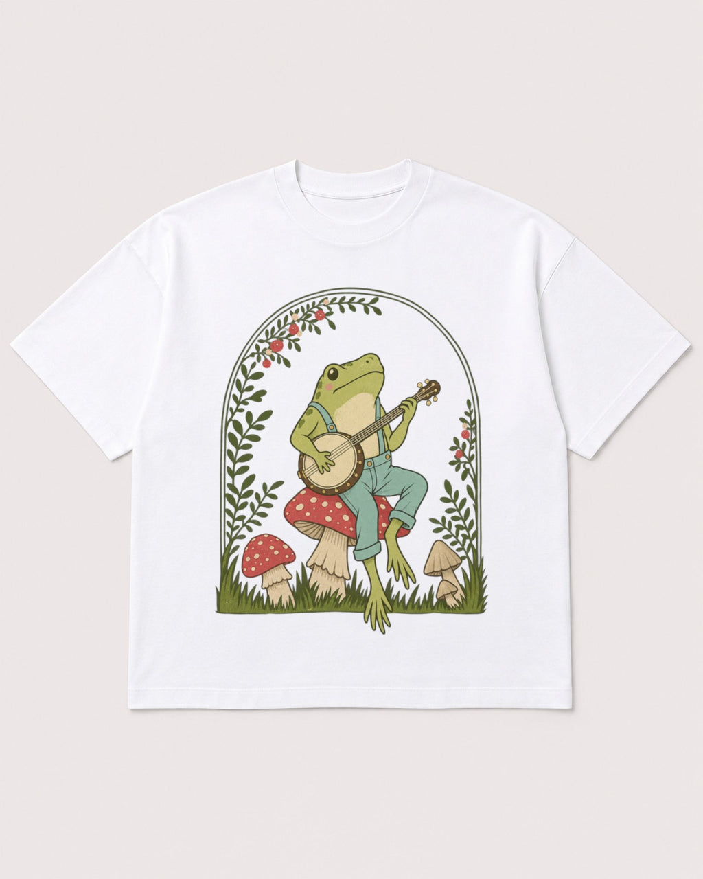 Mockup Boxy Heavyweight Tee White product