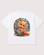Mockup Boxy Heavyweight Tee White product