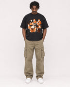 Mockup Boxy Heavyweight Tee Black male full-body 04