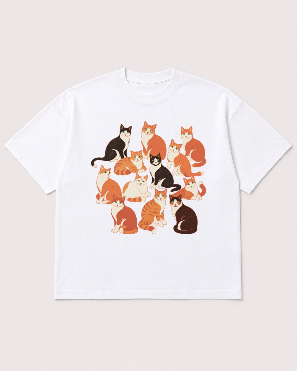 Mockup Boxy Heavyweight Tee White product