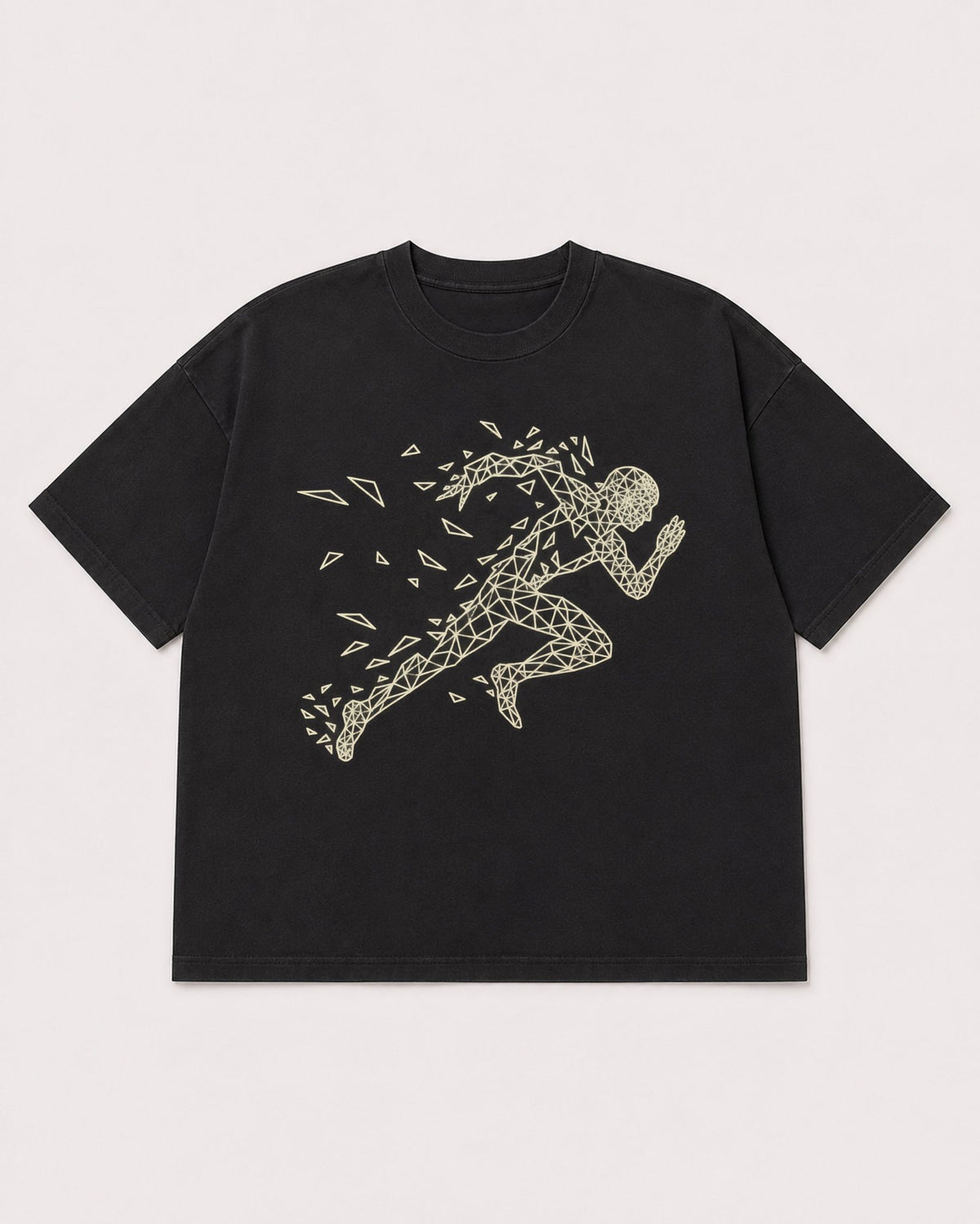 Mockup Boxy Heavyweight Tee Black product