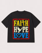 Mockup Boxy Heavyweight Tee Black product