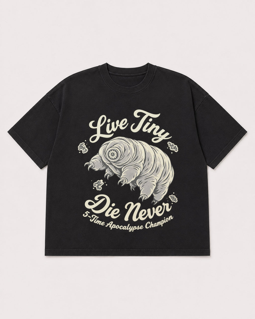 Mockup Boxy Heavyweight Tee Black product