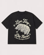 Mockup Boxy Heavyweight Tee Black product