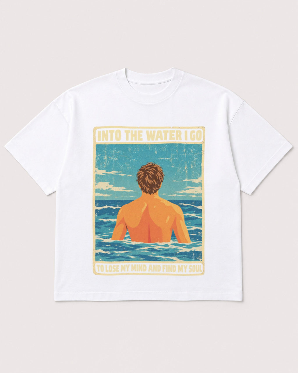 Mockup Boxy Heavyweight Tee White product