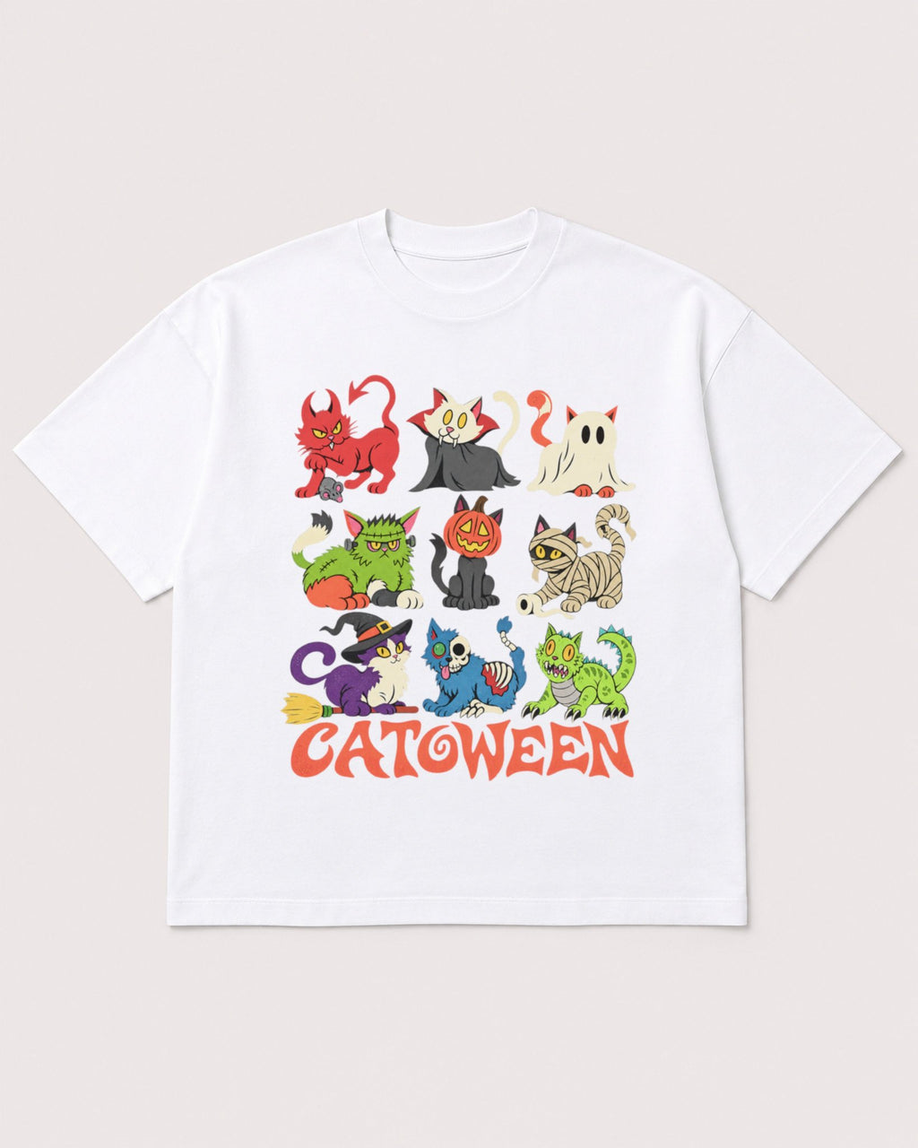 Mockup Boxy Heavyweight Tee White product
