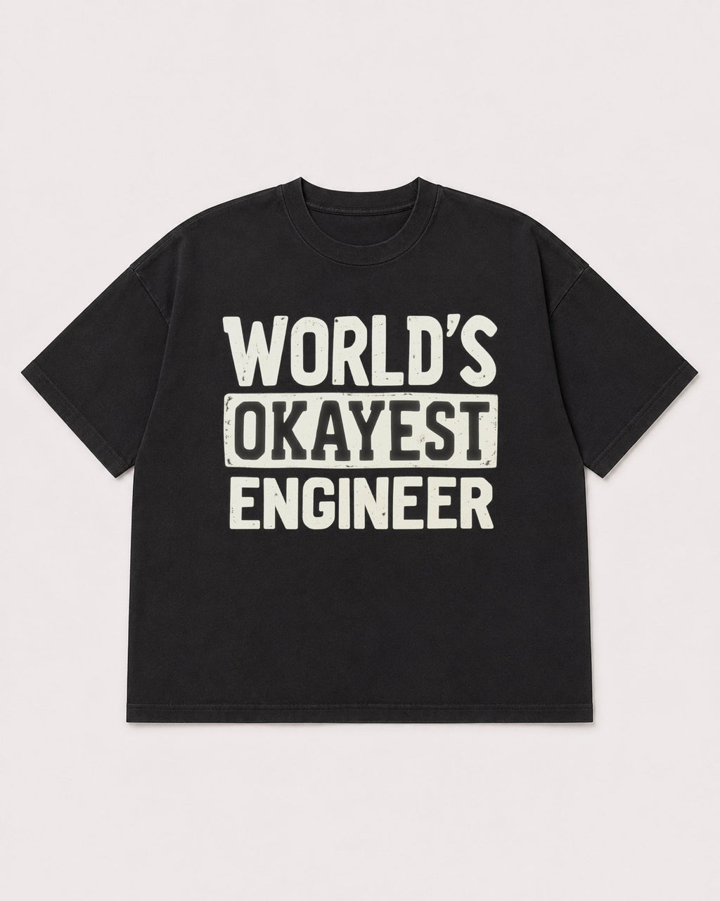 Mockup Boxy Heavyweight Tee Black product