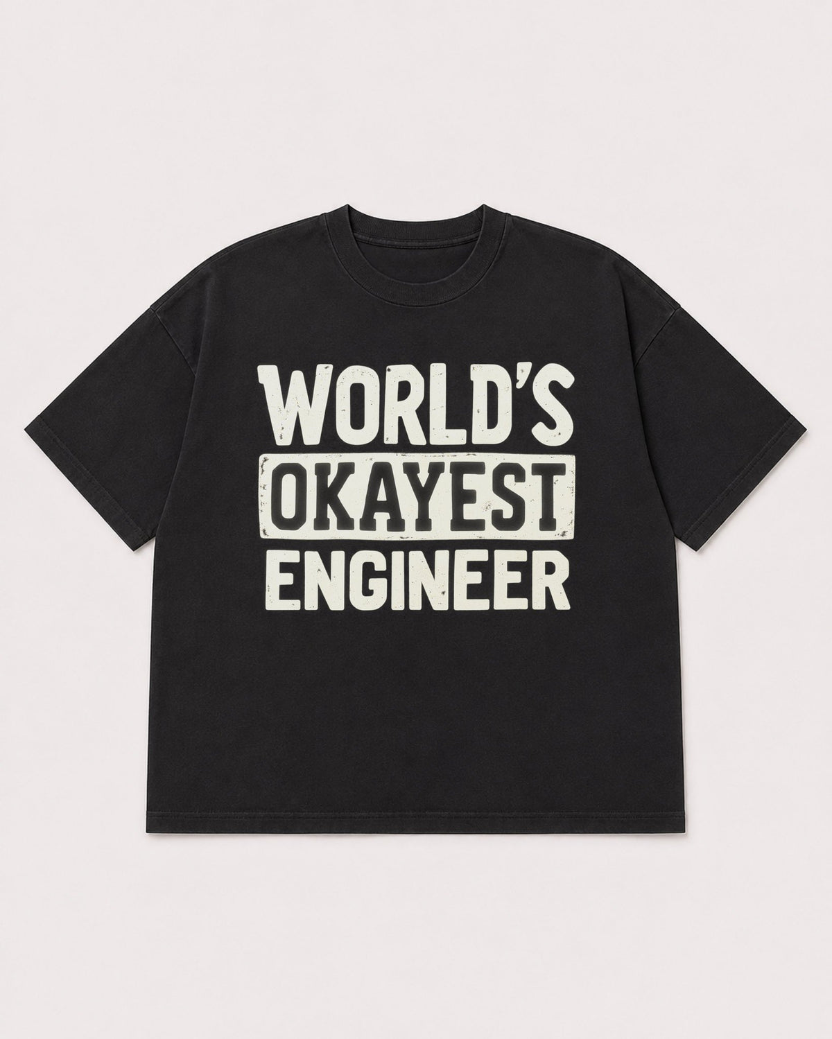 Mockup Boxy Heavyweight Tee Black product