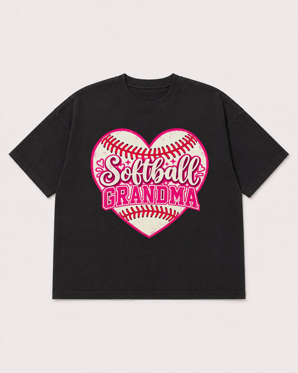 Mockup Boxy Heavyweight Tee Black product