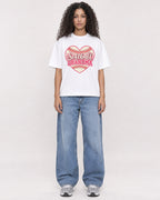 Mockup Boxy Heavyweight Tee White female full-body 10