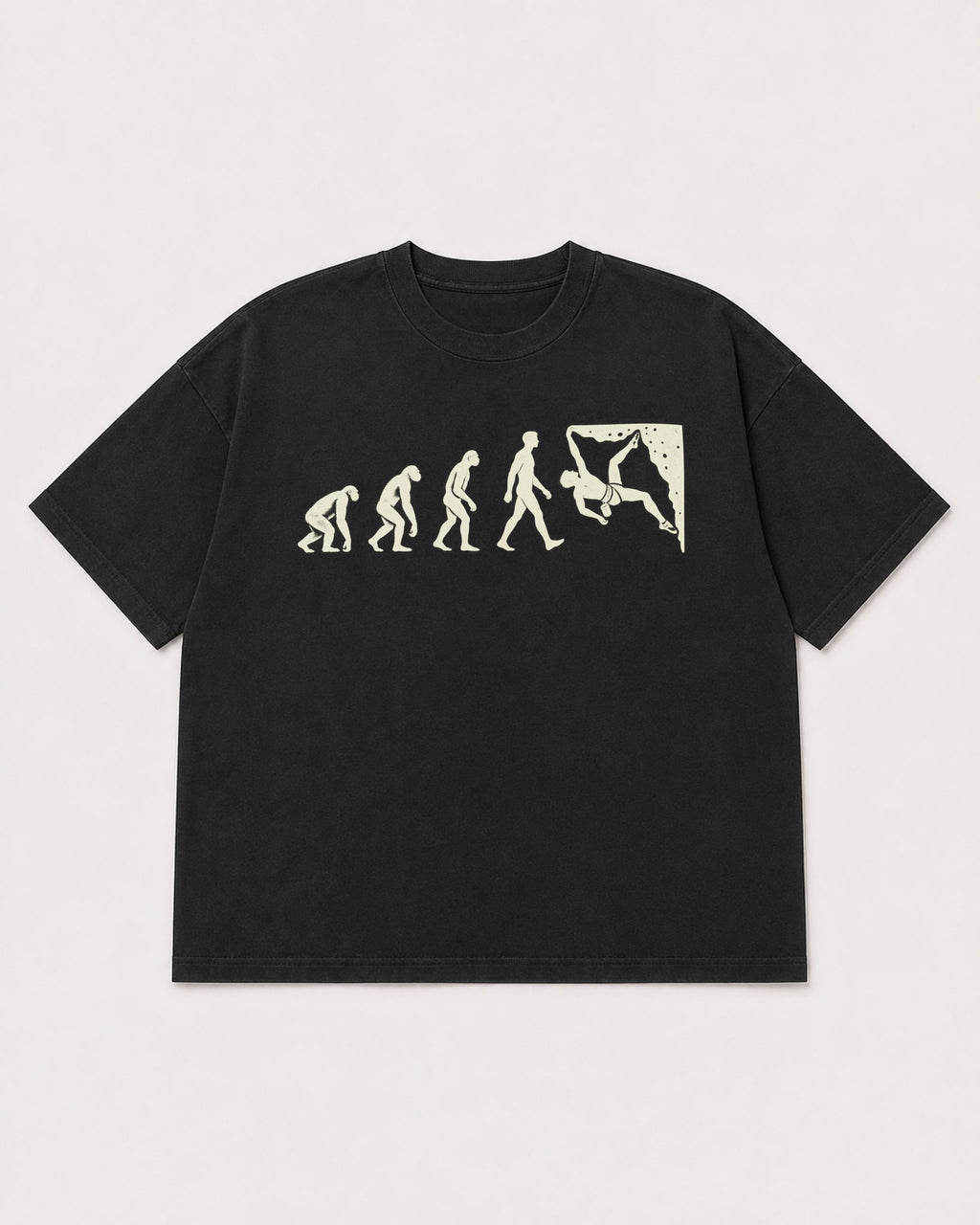 Mockup Boxy Heavyweight Tee Black product