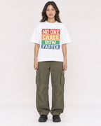 Mockup Boxy Heavyweight Tee White female full-body 02