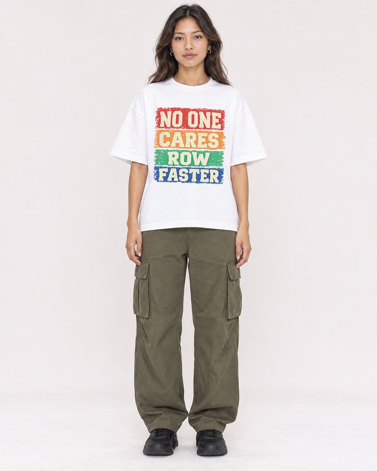 Mockup Boxy Heavyweight Tee White female full-body 02