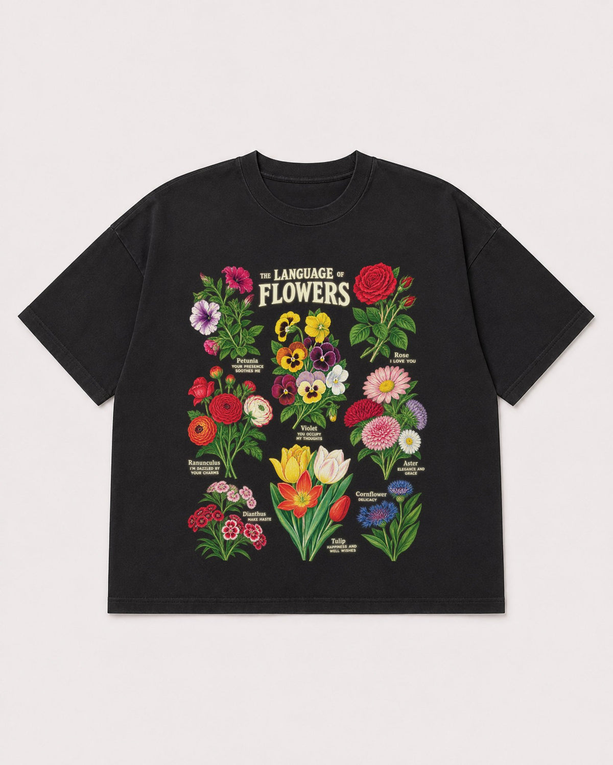 Mockup Boxy Heavyweight Tee Black product