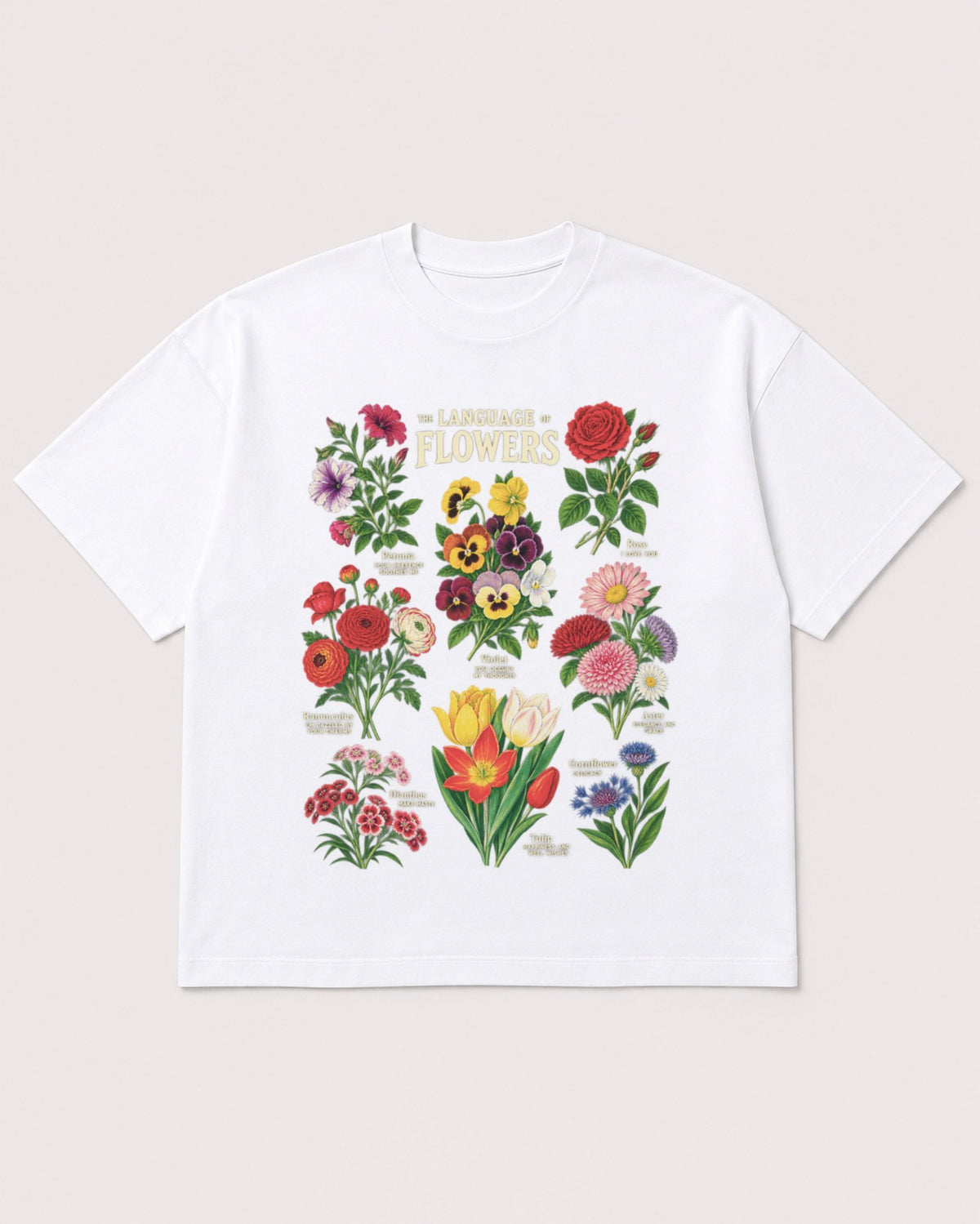 Mockup Boxy Heavyweight Tee White product