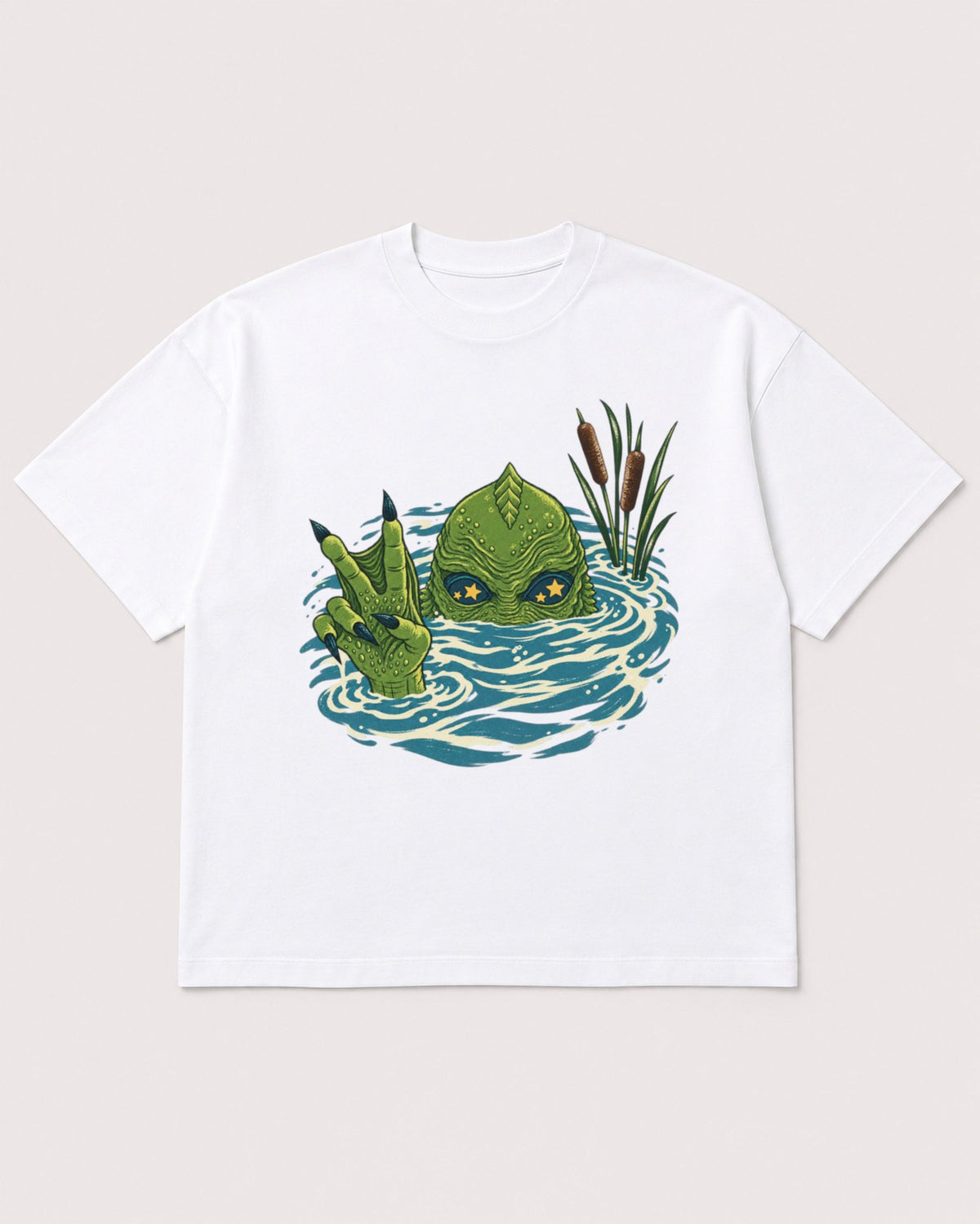 Mockup Boxy Heavyweight Tee White product