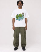 Mockup Boxy Heavyweight Tee White male full-body 04