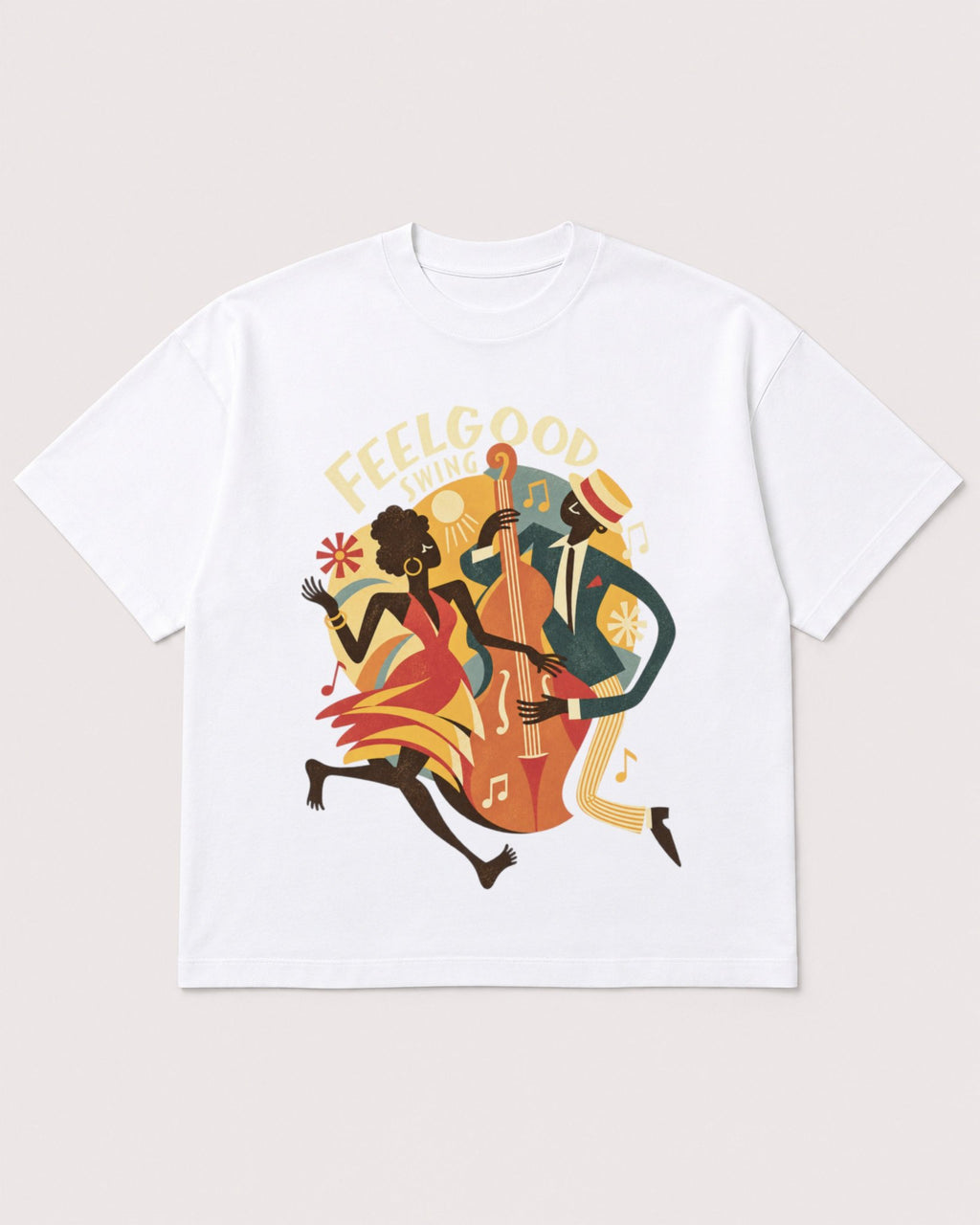 Mockup Boxy Heavyweight Tee White product