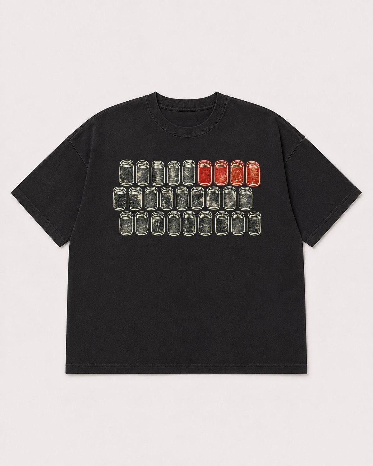 Mockup Boxy Heavyweight Tee Black product
