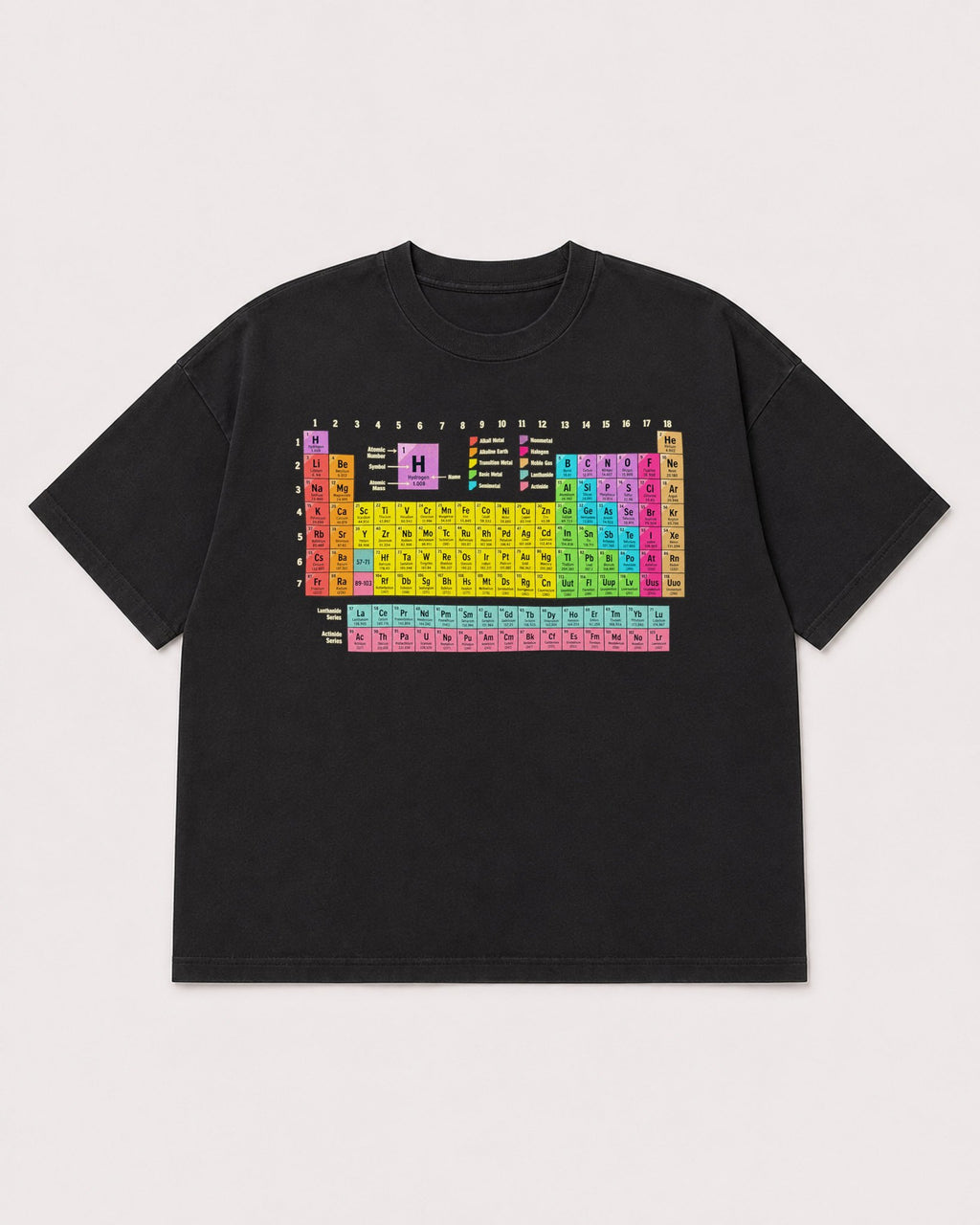 Mockup Boxy Heavyweight Tee Black product