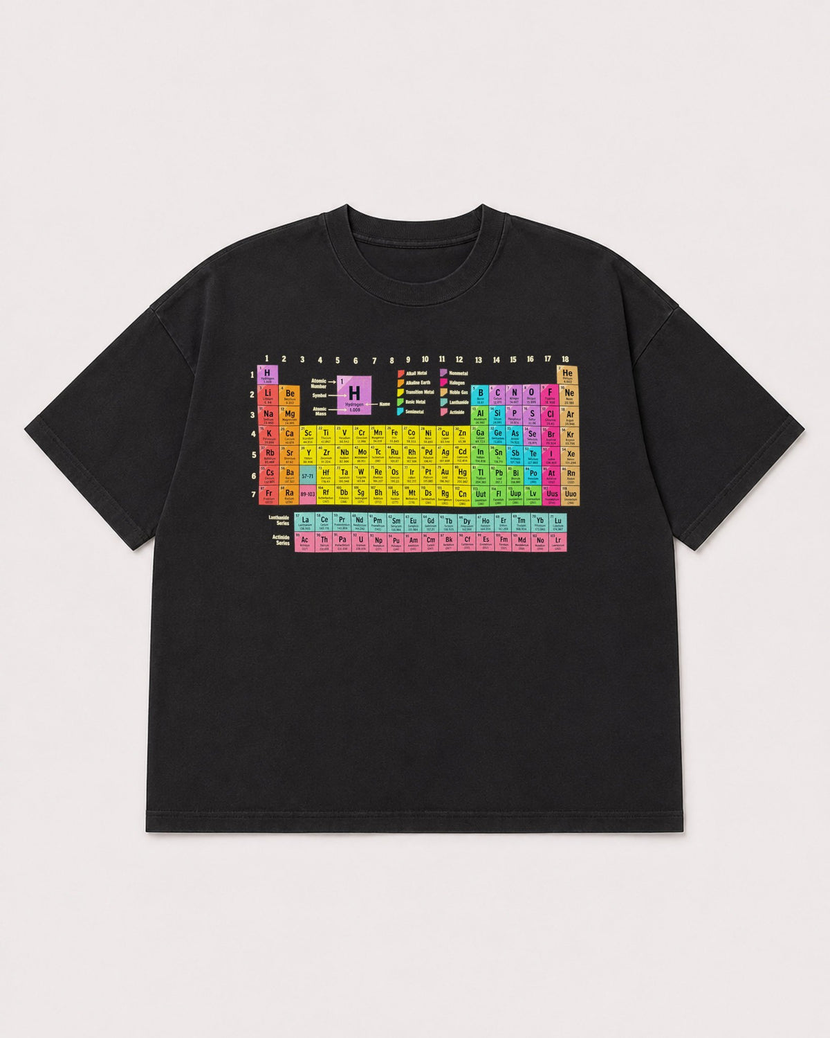Mockup Boxy Heavyweight Tee Black product