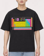 Mockup Boxy Heavyweight Tee Black male close-up 01
