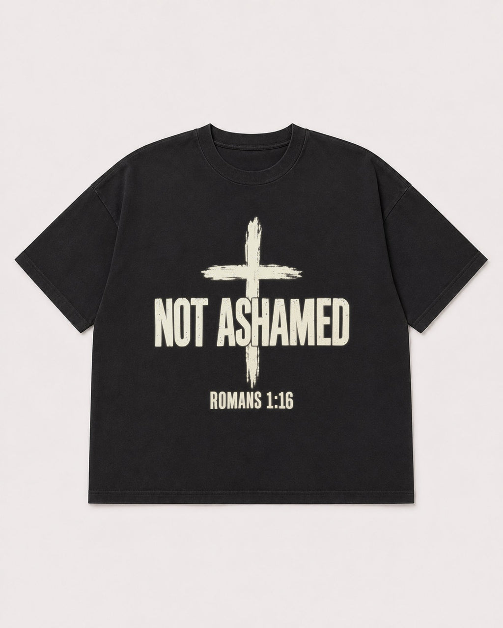 Mockup Boxy Heavyweight Tee Black product