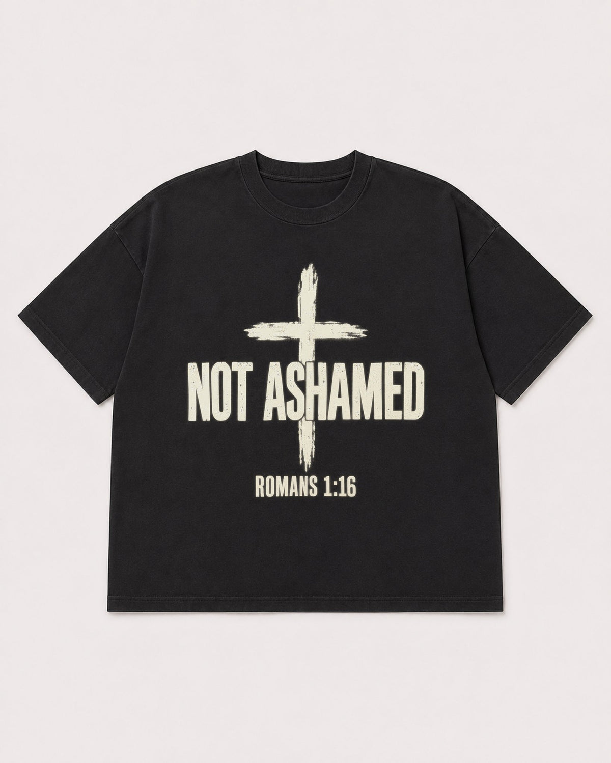 Mockup Boxy Heavyweight Tee Black product