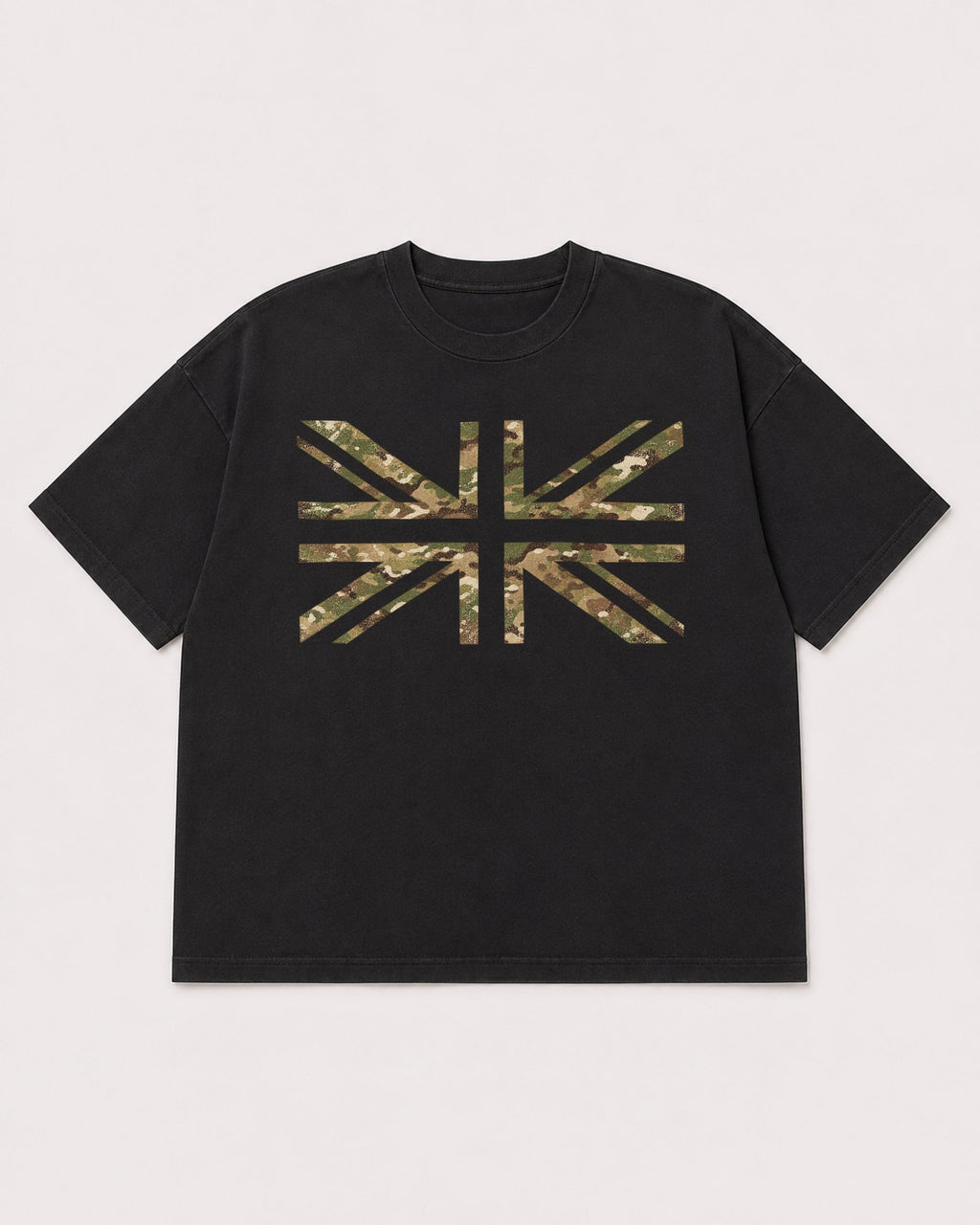 Mockup Boxy Heavyweight Tee Black product
